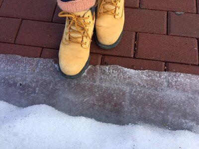 Ice thaw legs photo