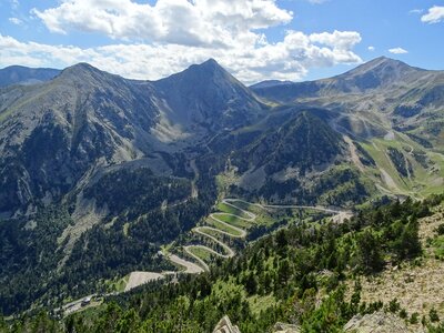 High mountain spain landscape