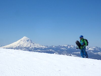Snowboarder lifestyle extreme photo