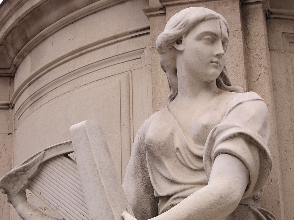 Stone harp terpsichore