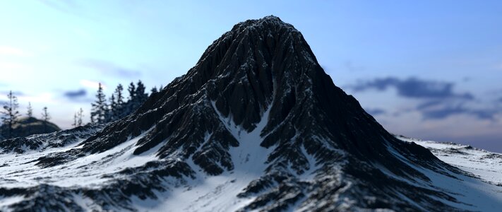 Landscape nature winter
