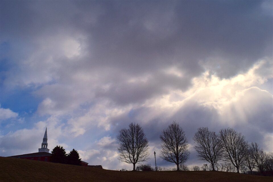 Dramatic sunlight religion