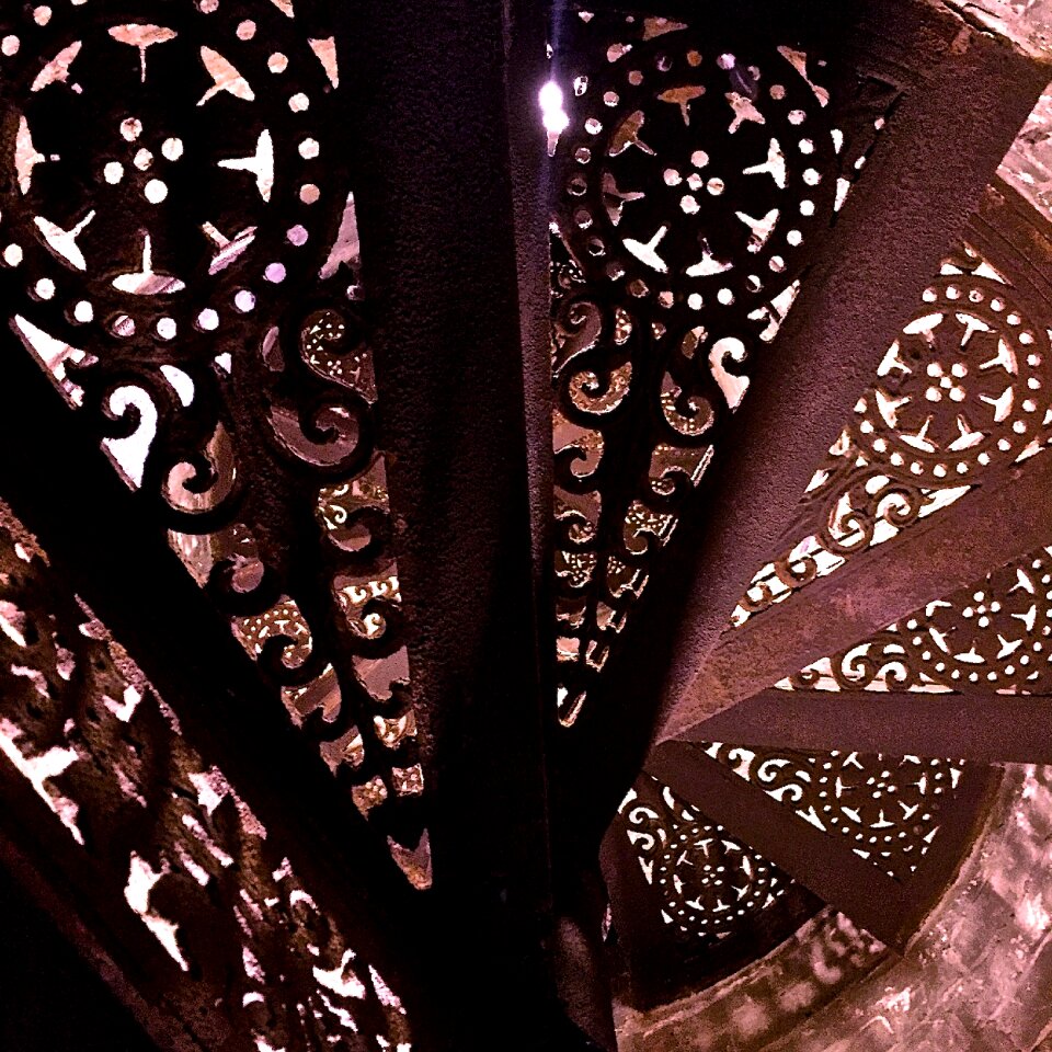 Architecture circular floral design