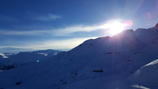 Mountains gastein wintry