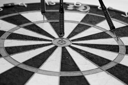 Dart board target meeting