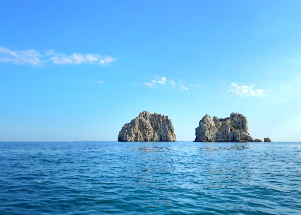 Black sea vacation blue sky