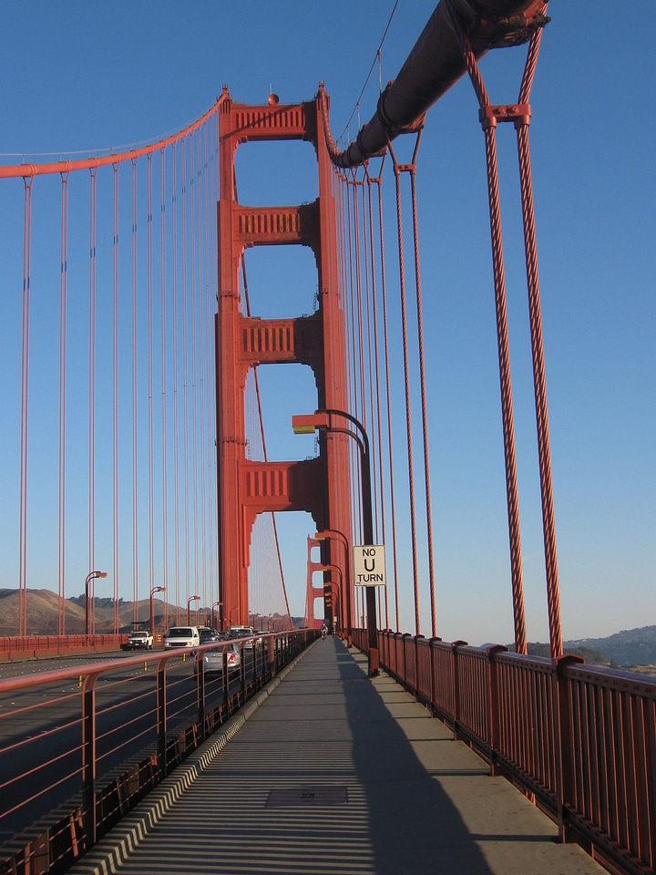 Golden gate golden gate bridge suspension bridge photo