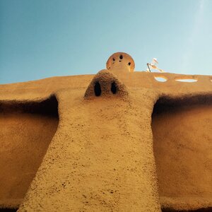 Abstract stone sculpture