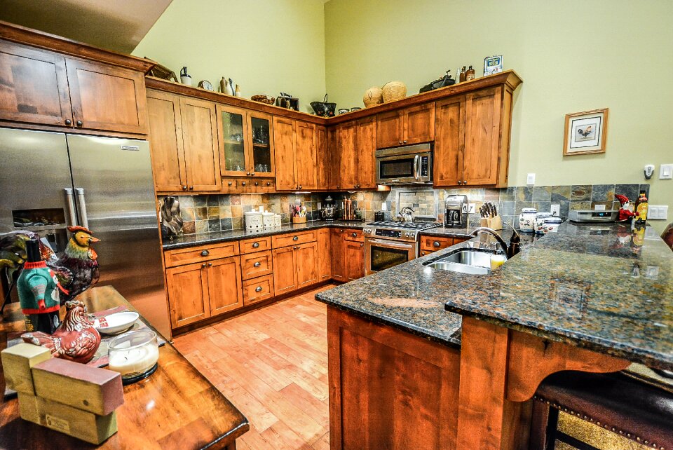 Granite stainless cabinets