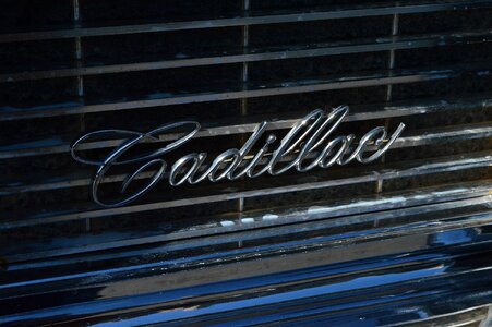 Vintage blue logo photo