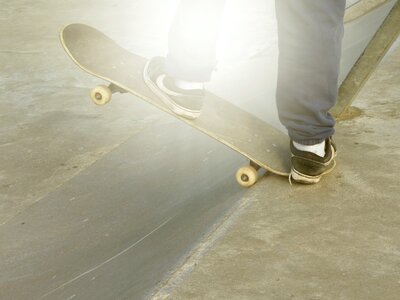Summer skate park activity