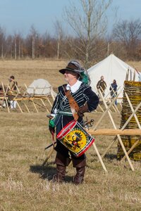 History costume battle re-enactment
