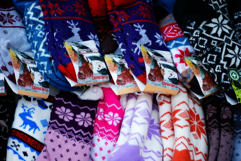 Socks colors winter