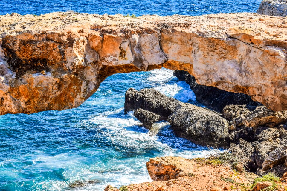 Landscape rock sea photo