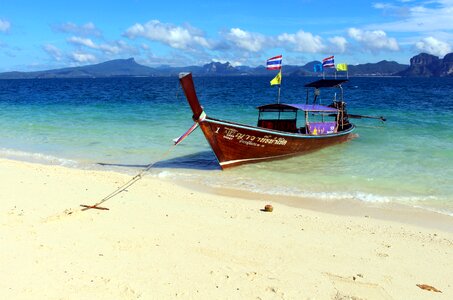 Thailand south east asia longtailboat photo
