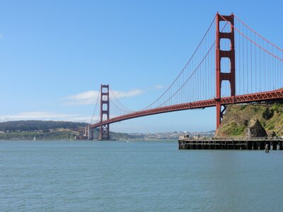 Golden gate bridge suspension bridge