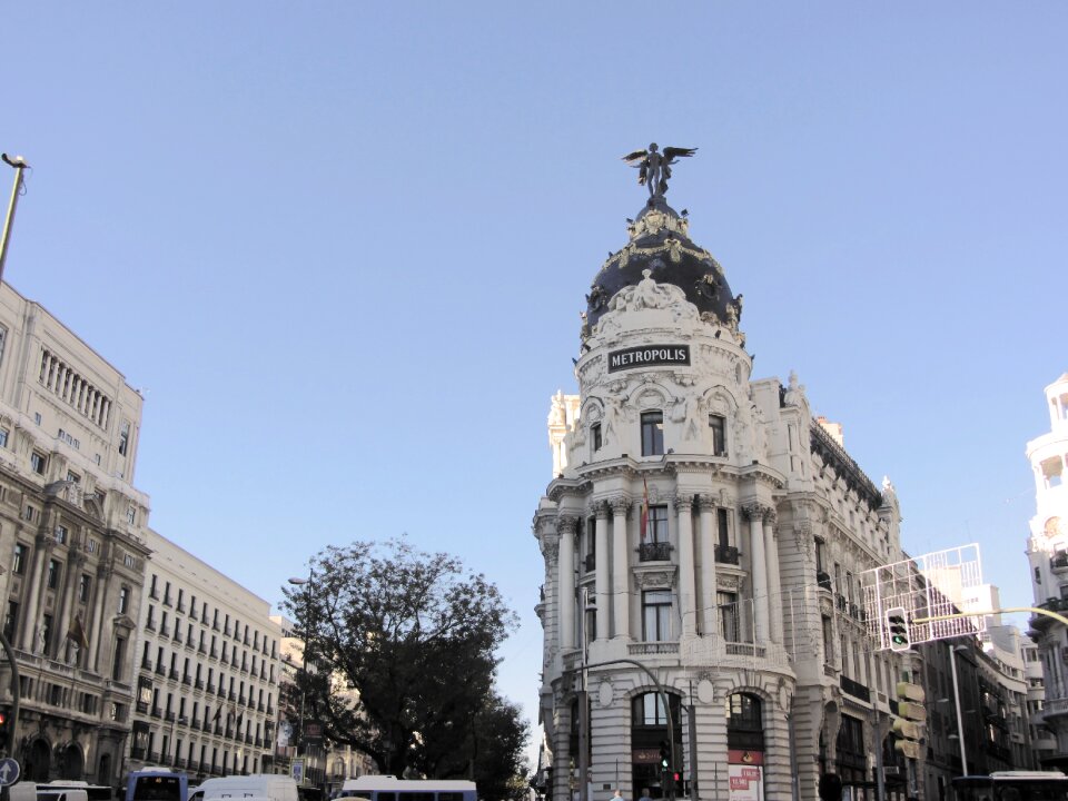 Capital spain building urban landscape