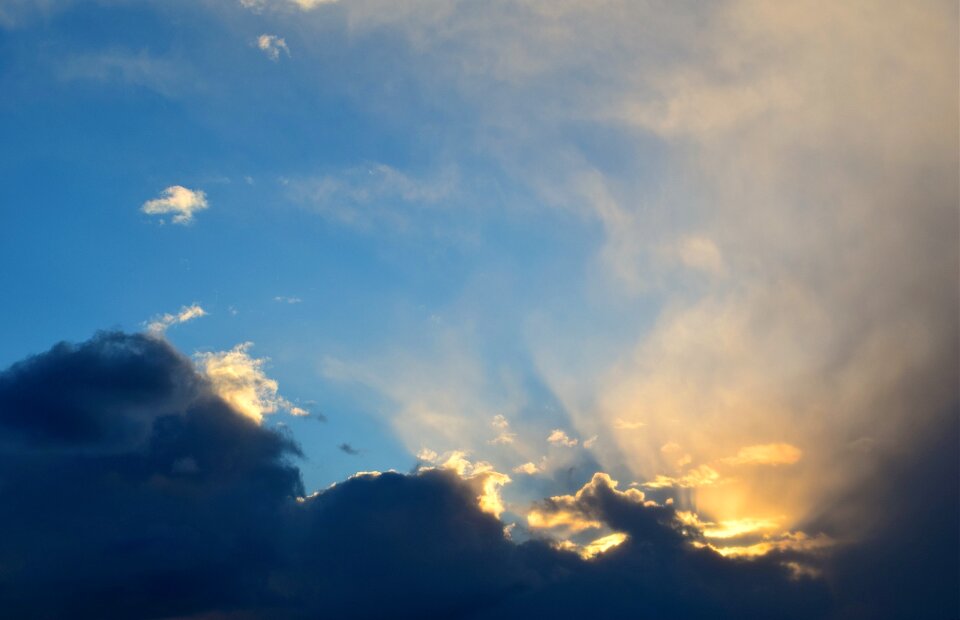 Sky blue nature