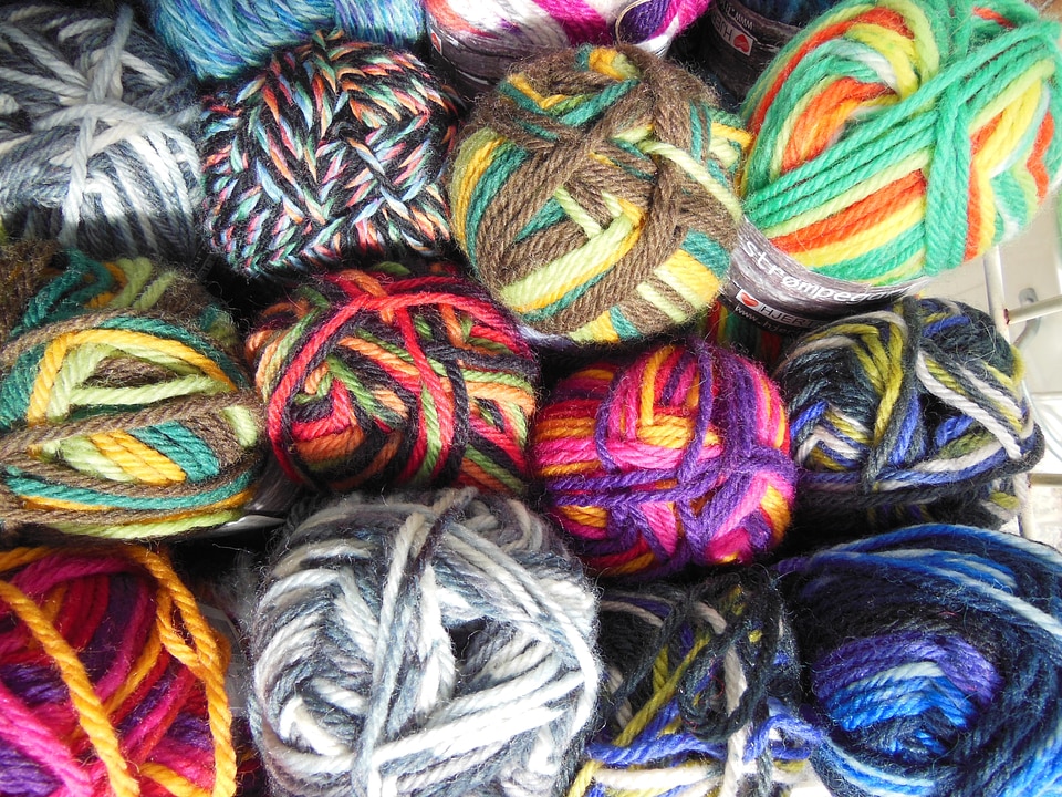 Knitting needlework sock yarn