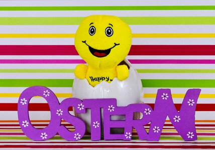 Cheerful funny eggshell