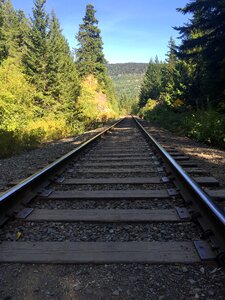 Nature rail track photo