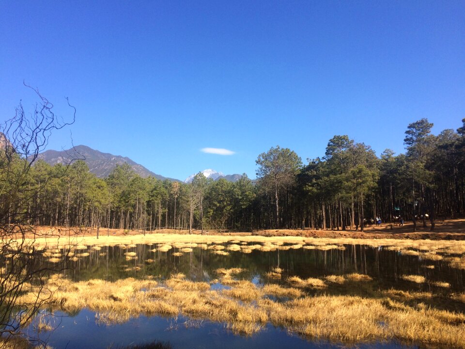 Lake sky sunny