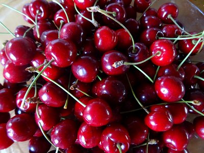 Cherry fruit red berries photo