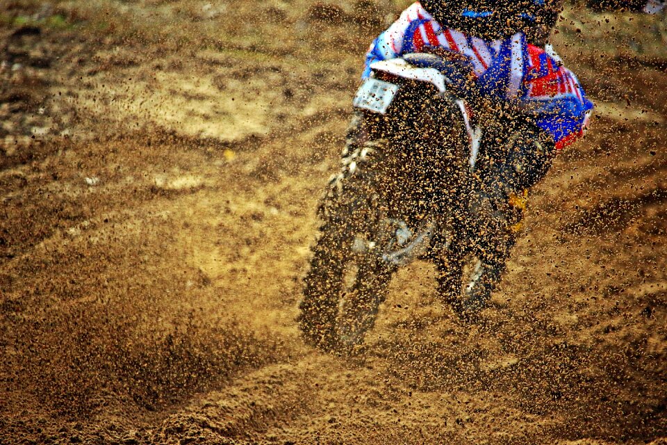 Enduro motocross ride motorsport