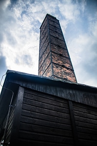 Chimney concentration camp concentration photo