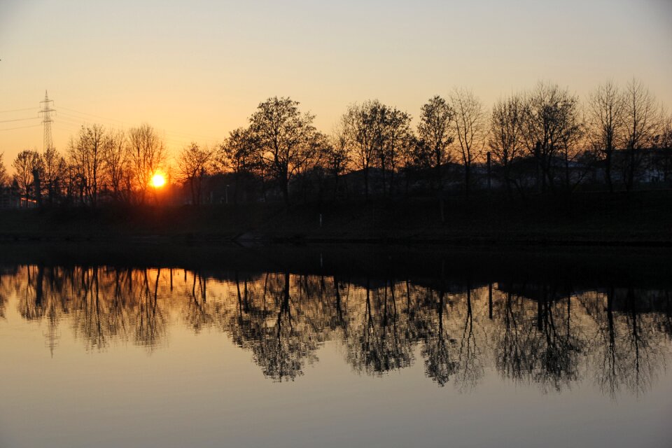 Sun romantic dusk