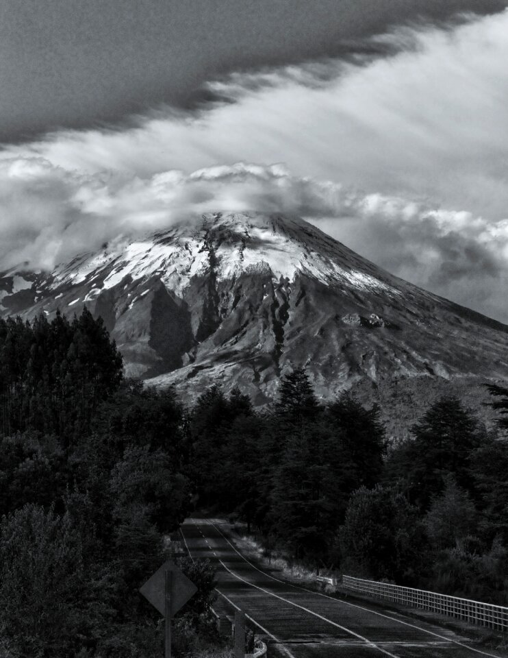 Landscape south america villa rica