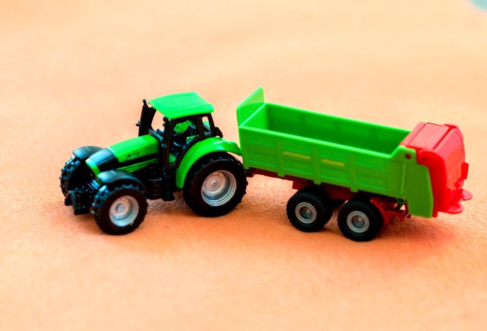 Tractor agriculture children toys photo