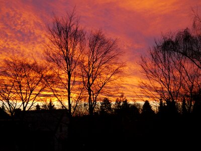 Sunset afterglow abendstimmung photo