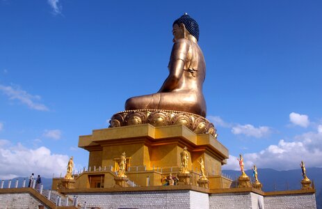 Bhutan blue buddha photo