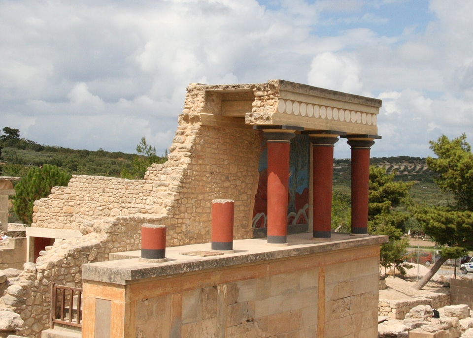 Knossos crete greece