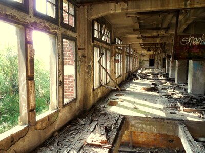 Ruin window abandoned