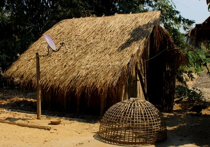 Hut traditional straw photo
