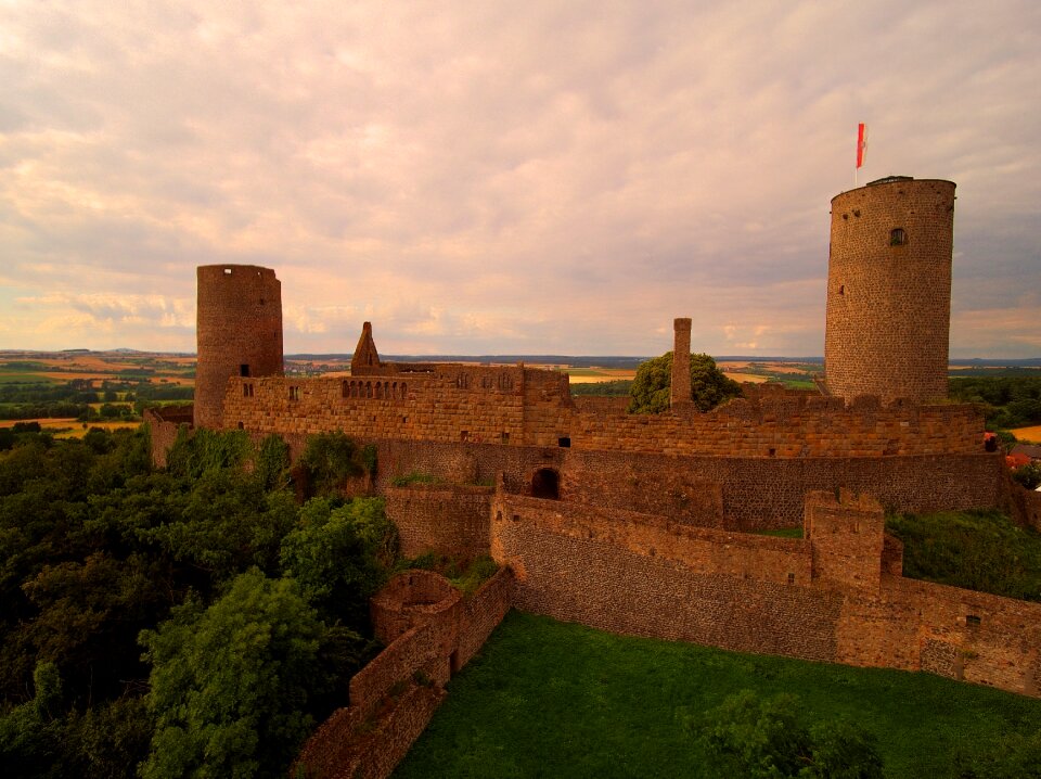 Ruin wetterau castle tower