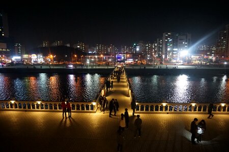Night city republic of korea photo