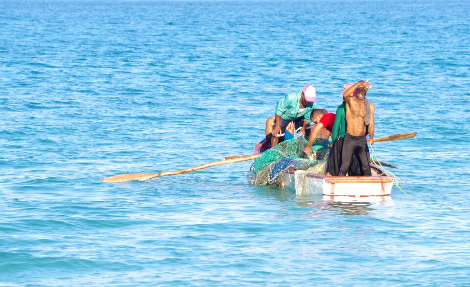 Boat waves dominican republic