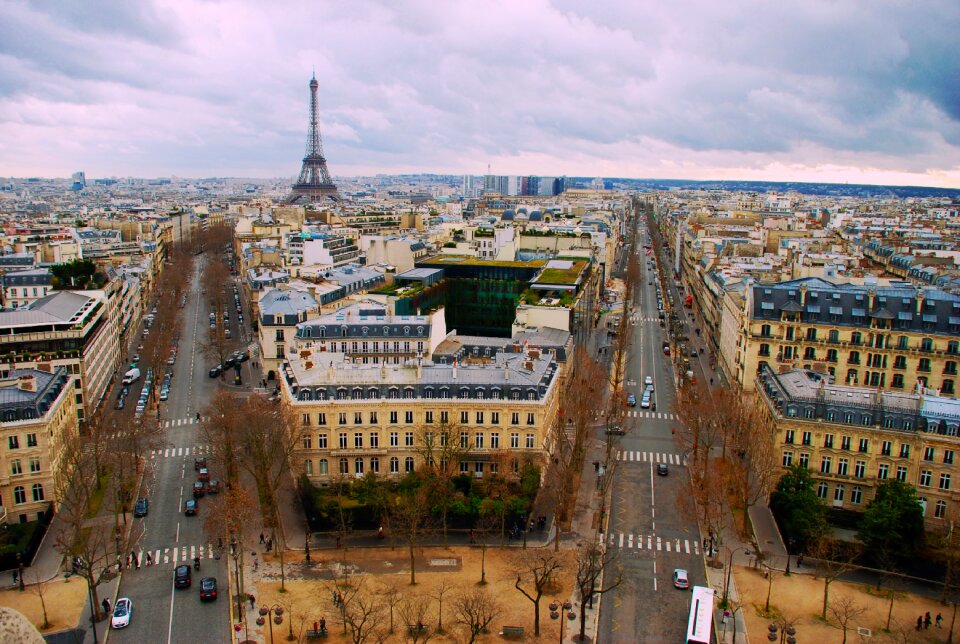 Skyline eiffel tower french photo