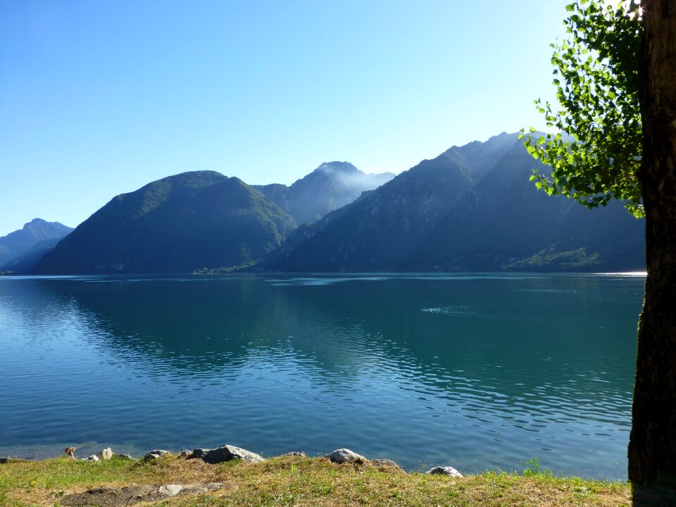 Water mirroring italy