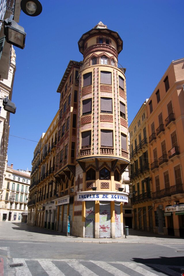 Malaga street empty