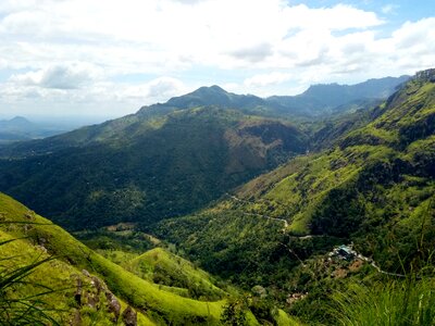 Landscape travel hill