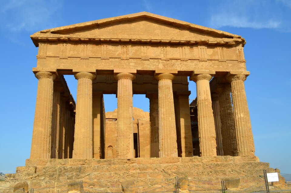 Temples archaeology sicily