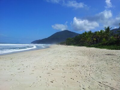 Holidays blue sky beira mar