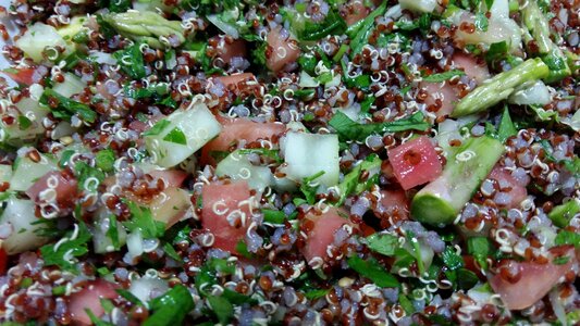 Tabbouleh quinoa lunch photo