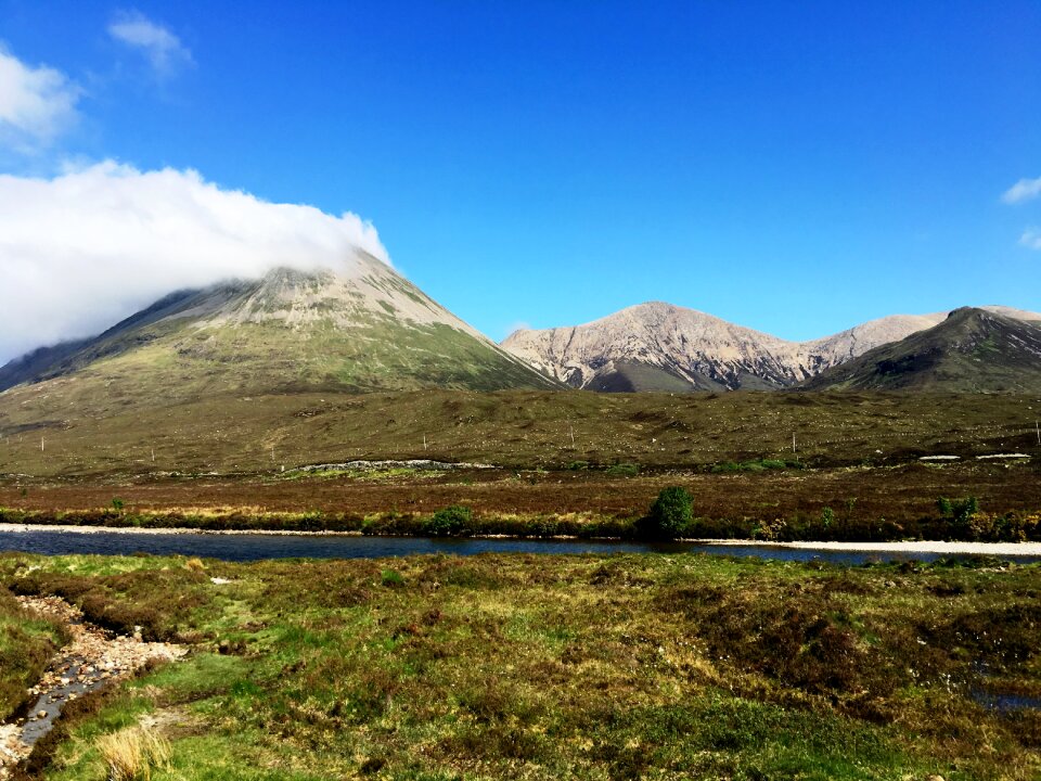 Mountain scenic landscape