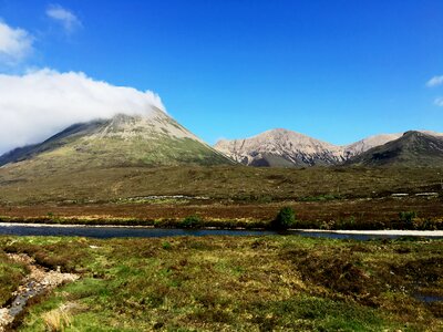 Mountain scenic landscape