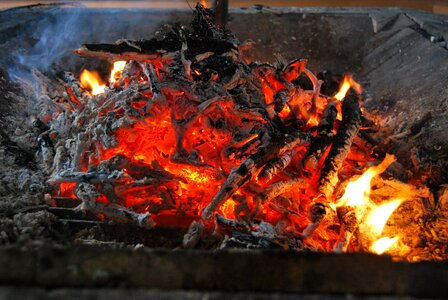 Glow fire bonfire
